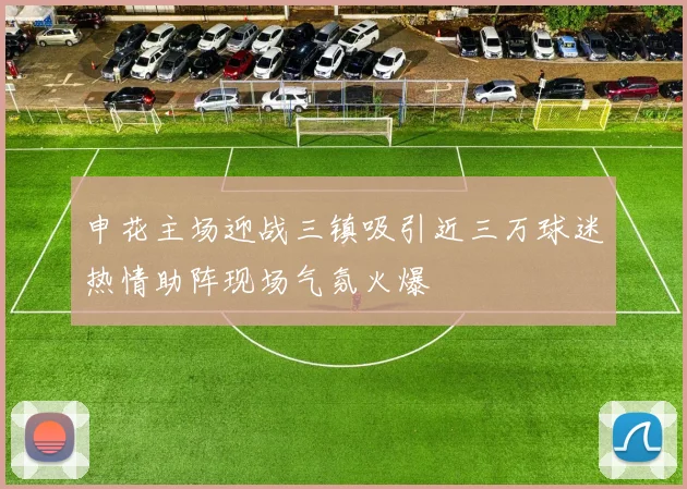 申花主场迎战三镇吸引近三万球迷热情助阵现场气氛火爆